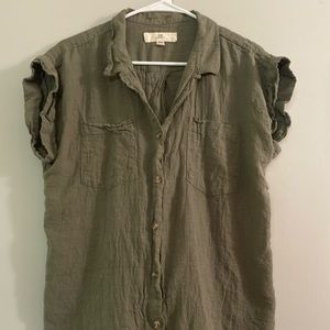 Military green shirt
